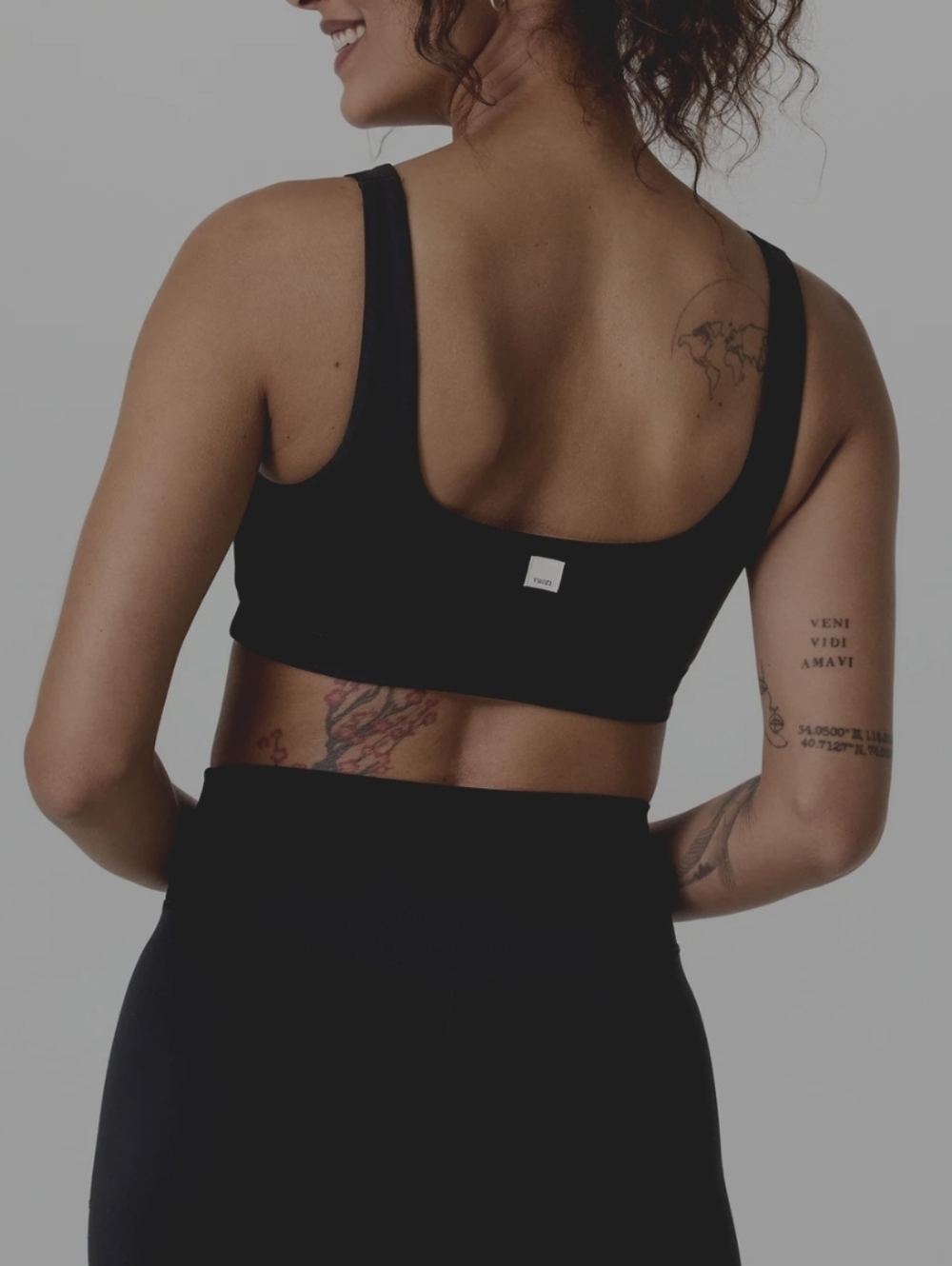 Vuori Black Everyday Wireless Sports Bra